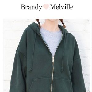 Green christy hoodie